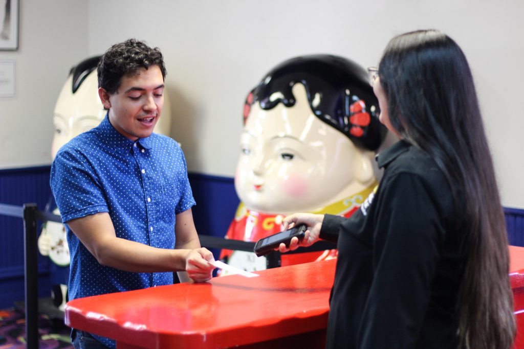4. Ticket being scanned 3